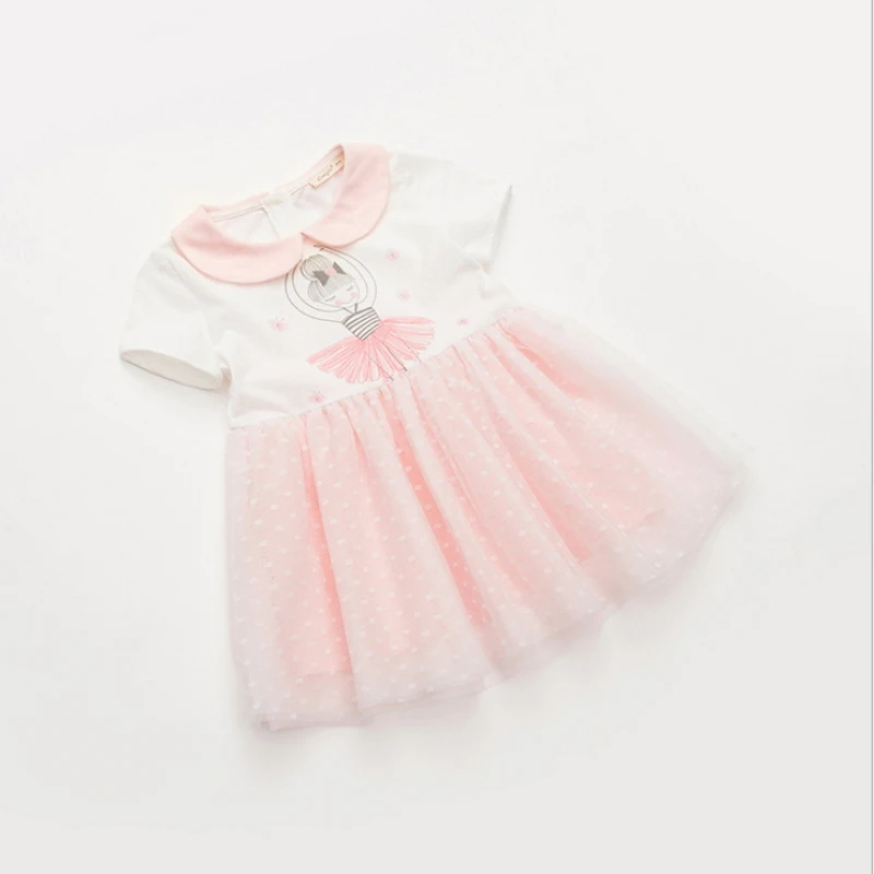 Baby Girls Summer Dress 2018 Mesh Cute Princess dresses for children Kids Clothes Dresses | Детская одежда и обувь