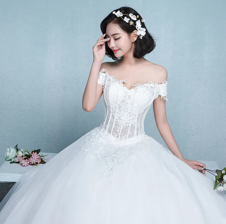Loverxu Аппликации Кружева Свадебное платье 2017|pattern wedding dress|wedding dresswedding dress 2017 |