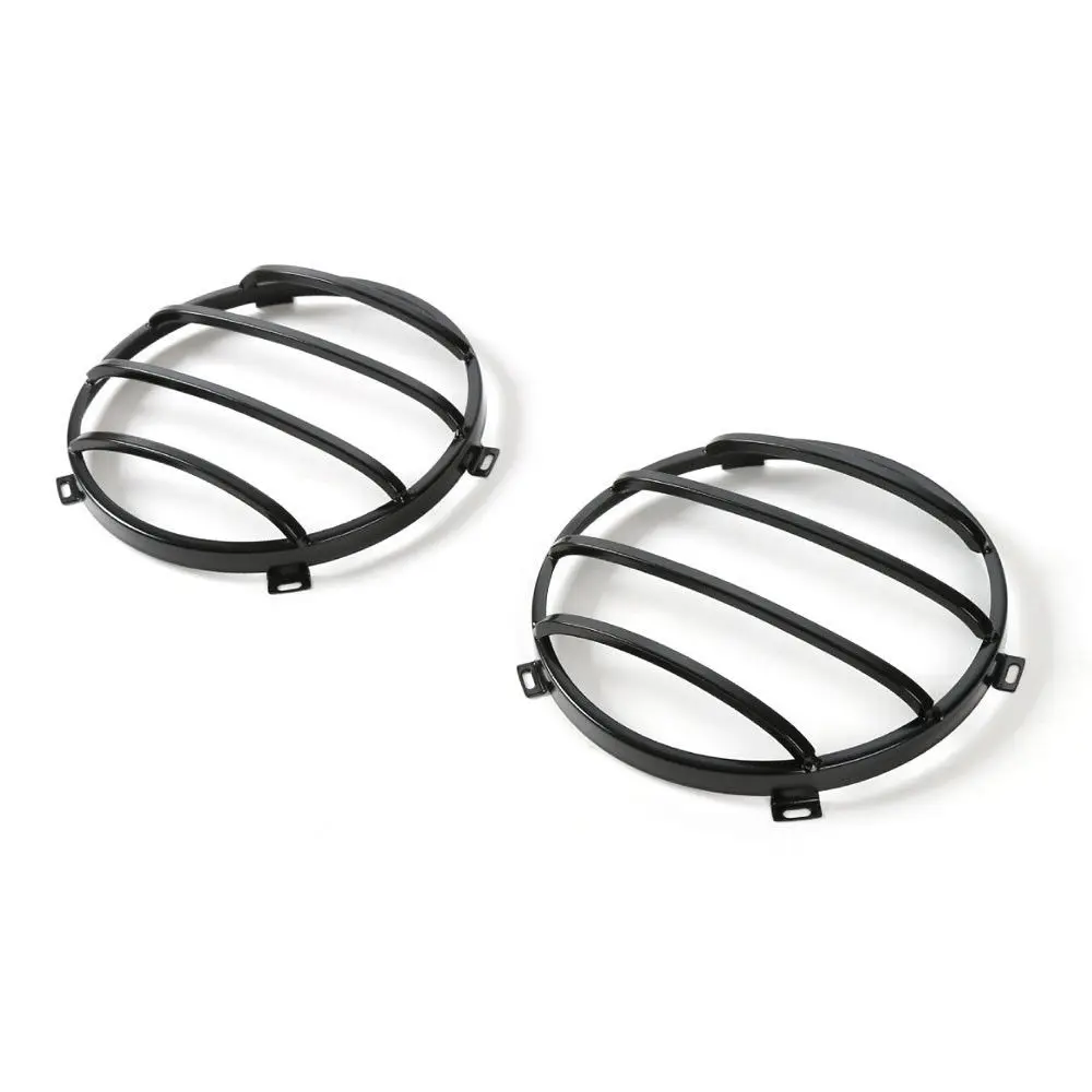 Барбекю@ Fuka авто фары для грузовика держатель для Jeep Wrangler JK 2007- передние фары протектор Защитная крышка Накладка металл
