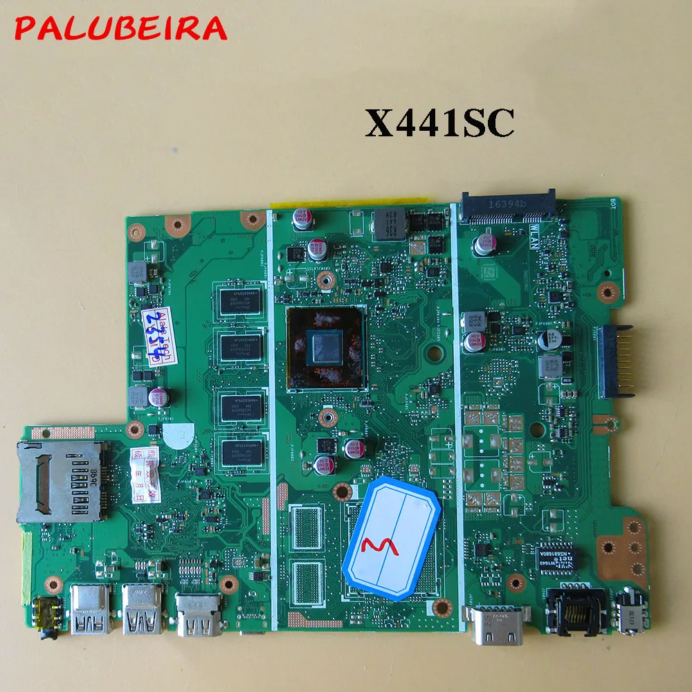 Материнская плата для ноутбуков ASUS X441SC X441S A441S X441SA REV 2 1 с тестом ЦПУ 100% ОК |