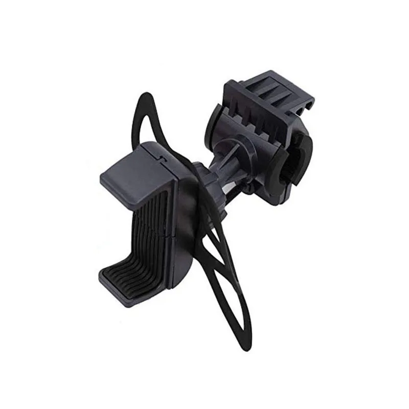 Black Держатель велосипеда анти-скользкая ручка держатель для мобильного телефона Подставка для телефона мобильного телефона GPS для велосипеда аксессуары - Цвет: Black