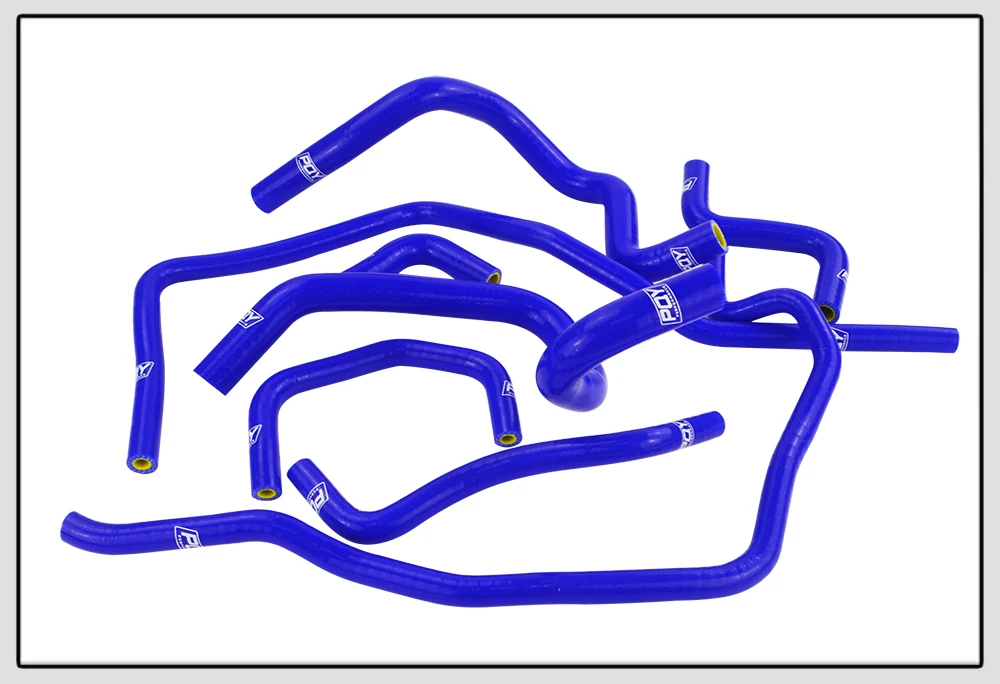 Wlr-синий 10 шт. силиконовый радиатор охлаждения Шланг для 2001-2006 Subaru Impreza WRX 2,0 T EJ205 EJ20 GDB GD с логотип pqy