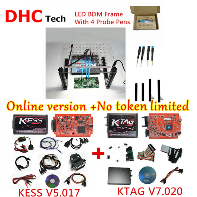 ЕС новейший ECU программист онлайн версия KESS 2 47 V5.017 Ktag V7.020 без жетонов