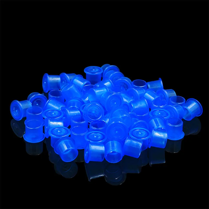 Одноразовые чашки для тату-чернил стерильные самостоятельные синие чернила 3