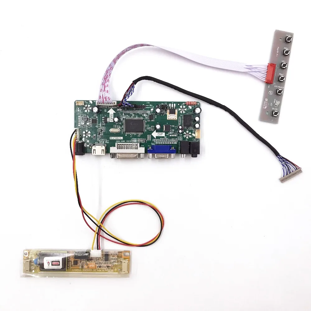 NT68676 VGA HDMI DVI аудио совместимых с ЖК дисплей плата контроллера для 15 дюймов 1024x768