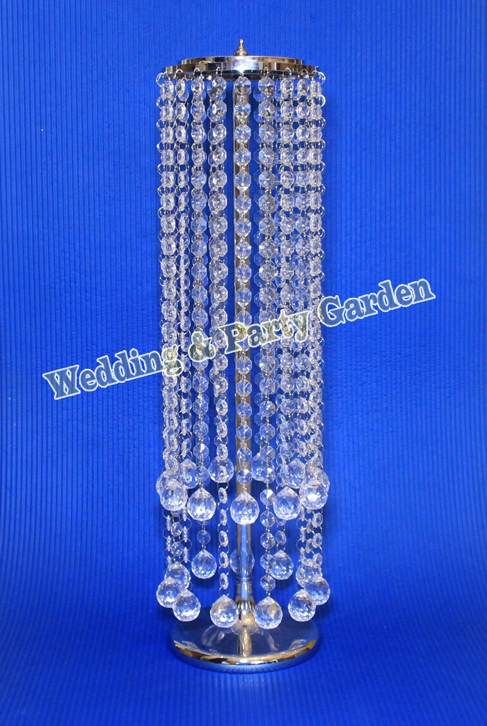 Хит продаж Свадебный акриловый центральный элемент из хрусталя 56 см