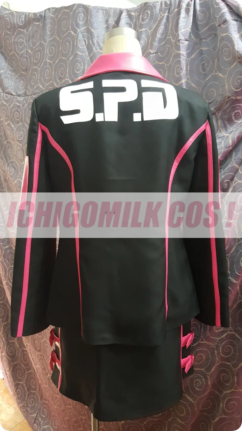 Tokusou Sentai Dekaranger Косплей Костюм Koume Kodou/Deka розовое платье костюм для косплея, костюм игра японский