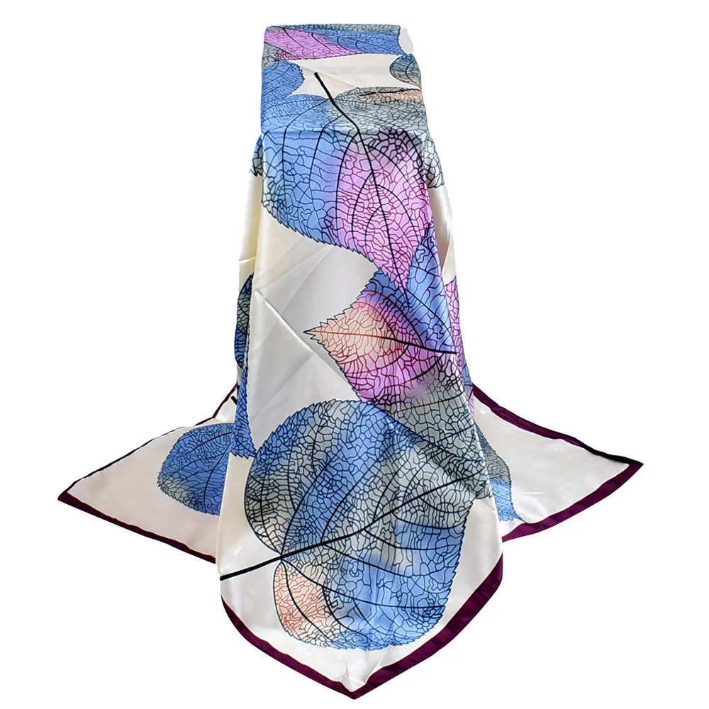 2018 популярный женский шифоновый квадратный шарф с принтом повседневные модные