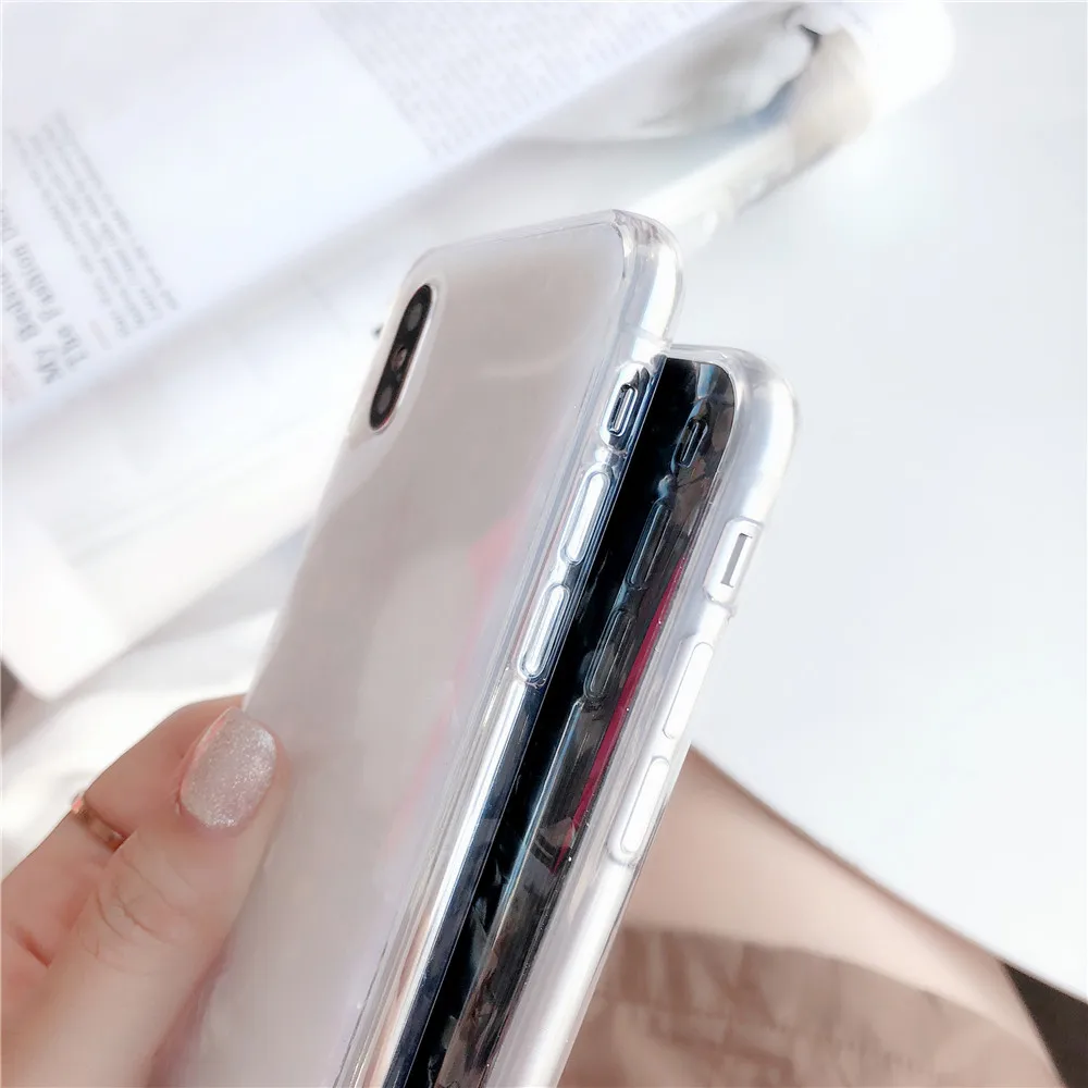 Блестящий чехол с раковиной для Xiaomi Mi 8 мягкий Mi8 SE задние чехлы|Бамперы| |