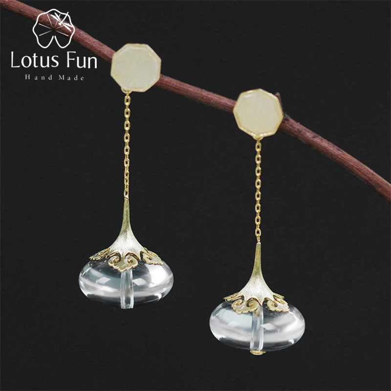 Lotus Fun реальные 925 серебро современный китайский Стиль Ручной Работы Дизайнера