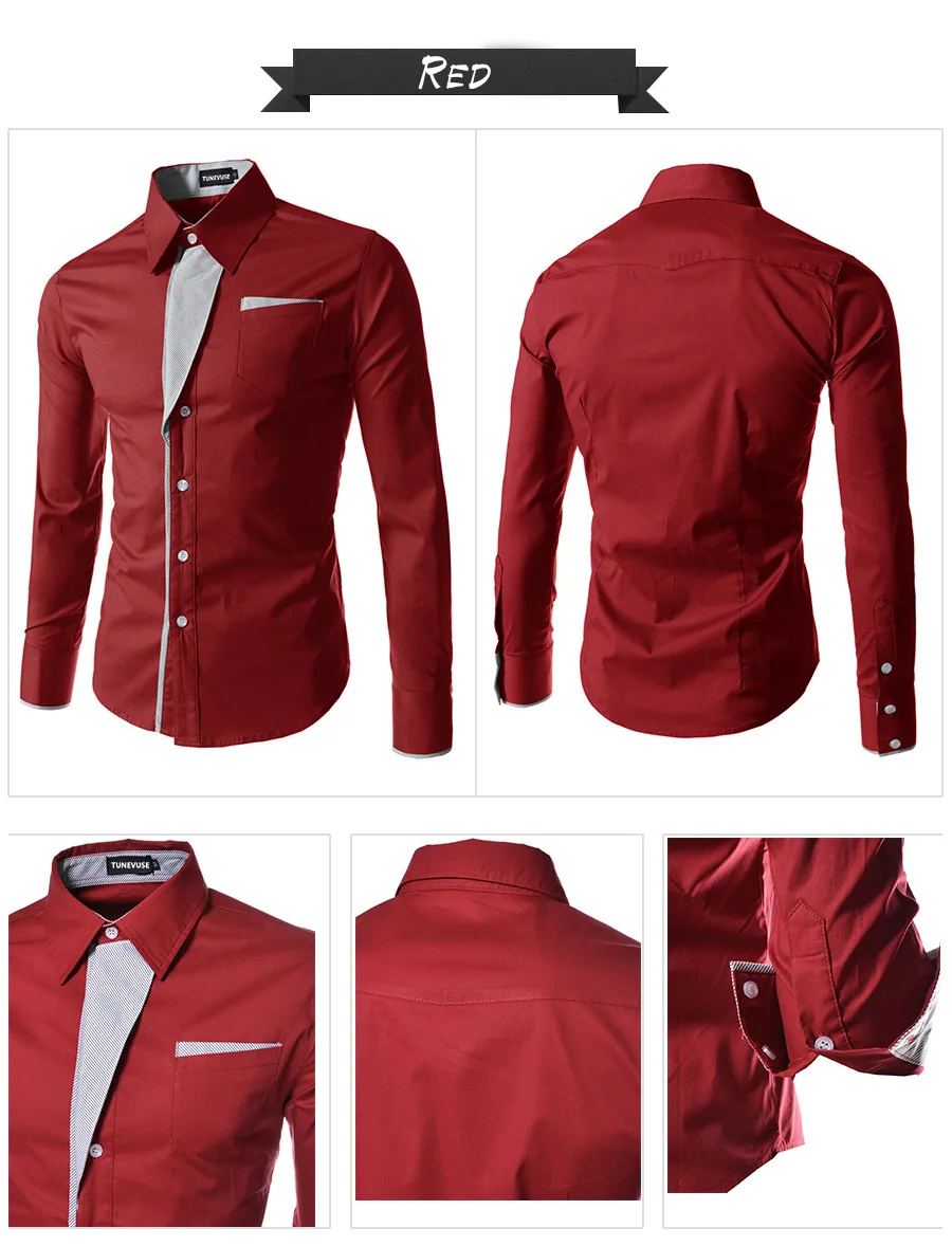 Модный бренд Camisa Masculina рубашка с длинными рукавами для мужчин корейский тонкий дизайн формальная повседневная мужская рубашка Размер M-4XL