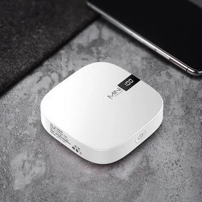 Mi ni 10000 мАч беспроводной Q3.0 двойной USB светодиодный дисплей внешний аккумулятор для Xiaomi mi iPhone samsung портативный внешний аккумулятор