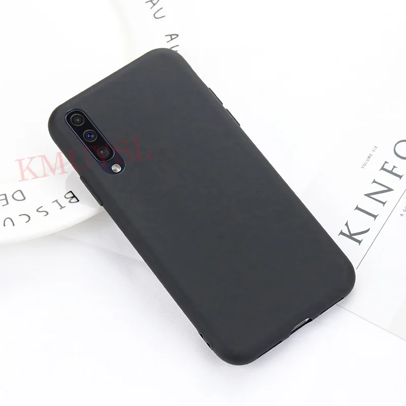Матовый чехол для samsung Galaxy A50 чехол с рисунком, силиконовый чехол для телефона для samsung Galaxy A30 A40 A70 M10 M20 черный кожаный чехол Капа