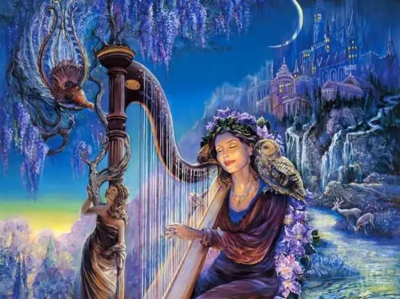Новый 2017 5D Алмаз diy Картины Josephine Wall мозаичного искусства значок вышивка
