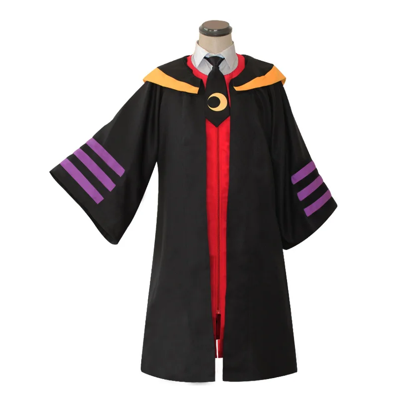 Костюм с плащом и галстуком в классном стиле халат аниме Ansatsu Kyoushitsu костюм для