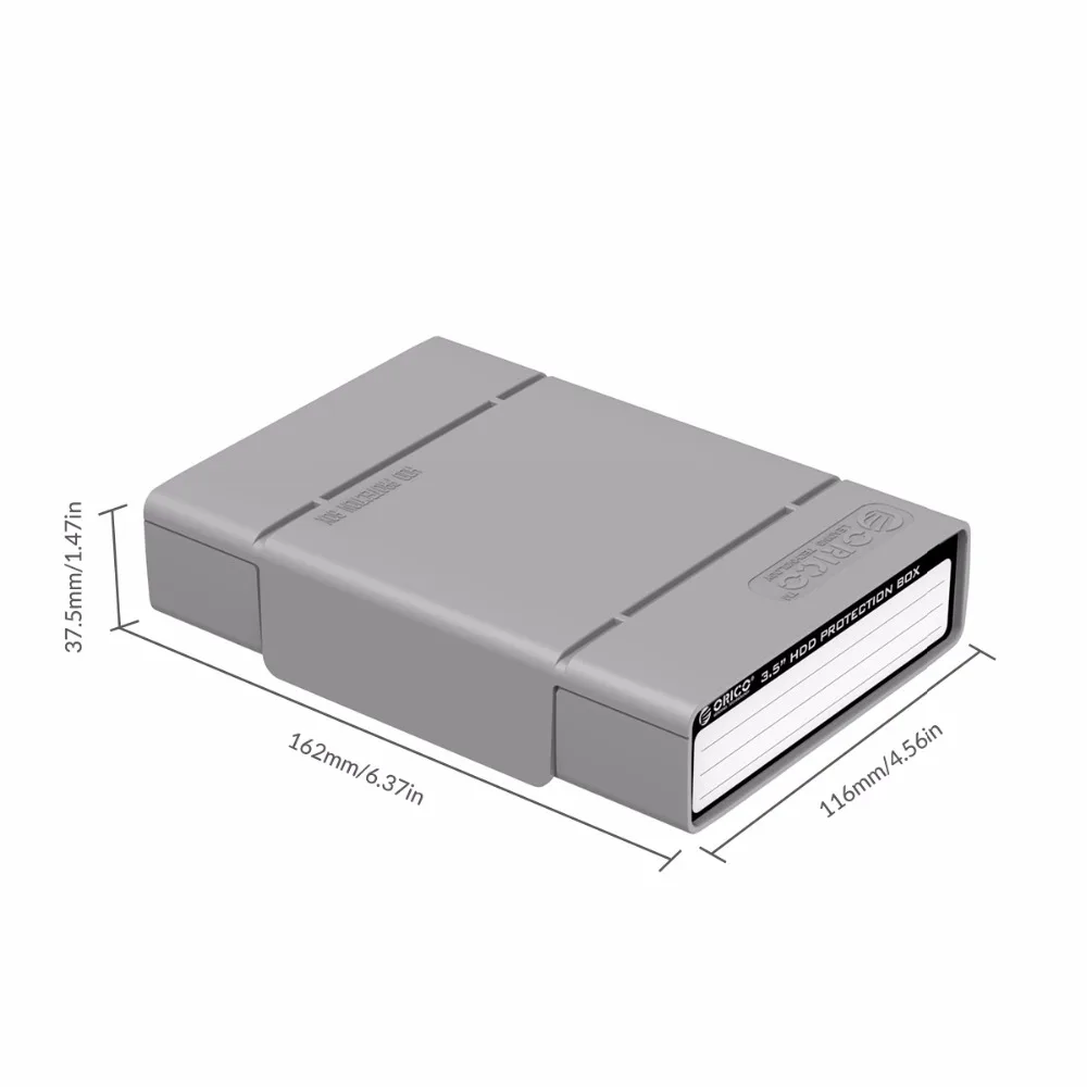 Защитный бокс ORICO 5 Bay 3,5 дюйма/чехол для хранения жесткого диска(HDD) или SDD с водонепроницаемой функцией-5 шт./лот