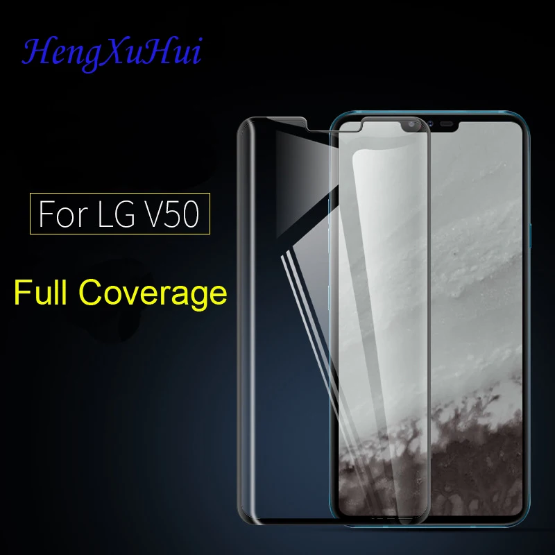 Для LG V50 закаленное стекло 3D изогнутый экран полное покрытие высококачественное