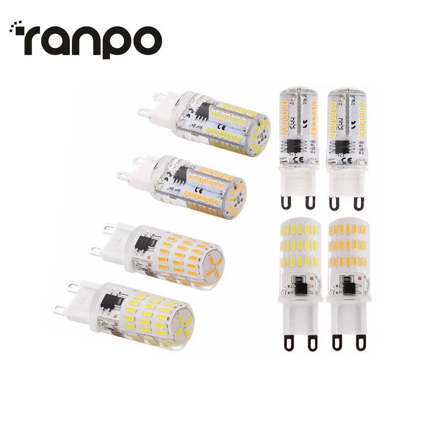 Светодиодные лампы G9 с регулируемой яркостью 6 Вт 7 3014 4014 SMD светодиодные