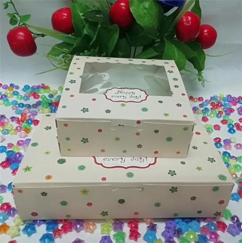 21,5x13,5x5 см крафт-бумага коробка с окном Подарочная коробка cajas de картонная упаковка печенье Макарон коробка свадебный подарок бумажная коробка
