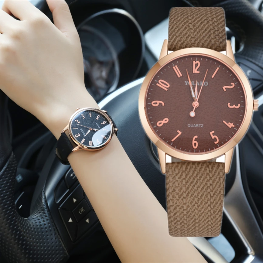 Reloj 2018 новые часы женские брендовые модные кожаные Аналоговые кварцевые наручные