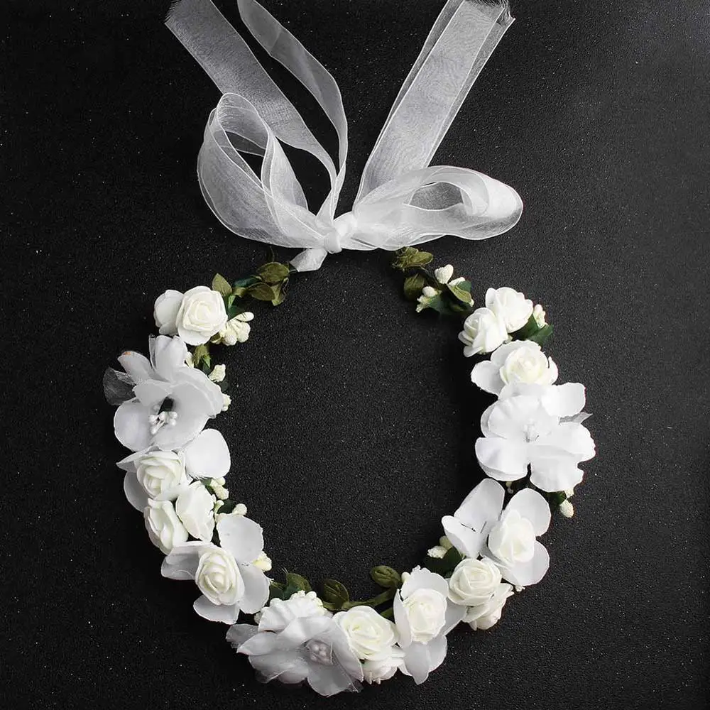 HS-J4431-White Miallo, цветочные короны и диадемы, свадебные аксессуары для волос, для невесты, подружек невесты, для женщин, девочек, лоза, головные уборы - Окраска металла: HS-J4431-White