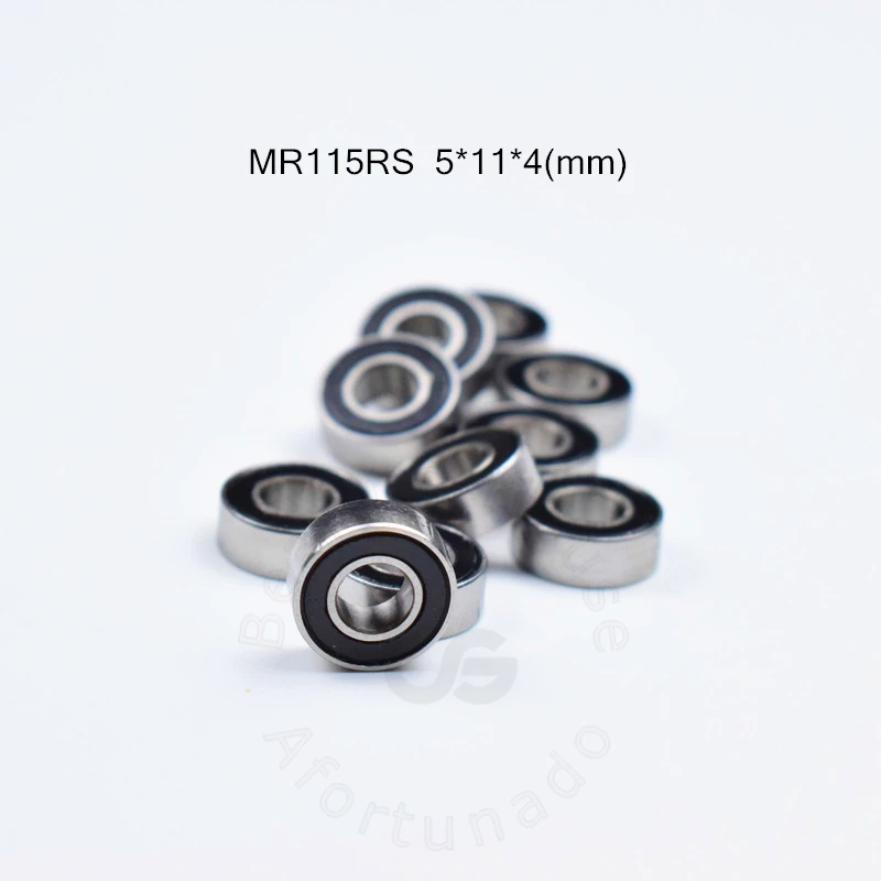MR115RS 5*11*4 (мм) 10 штук Бесплатная доставка подшипник ABEC 5 резиновое запечатанное
