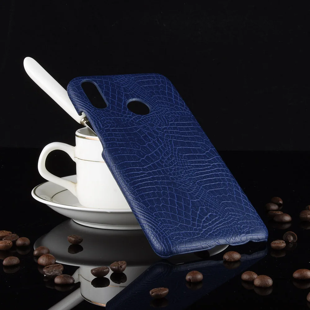 Чехол из искусственной кожи с узором для телефона Huawei Y 3 5 6 7 8 9 чехол крокодиловой