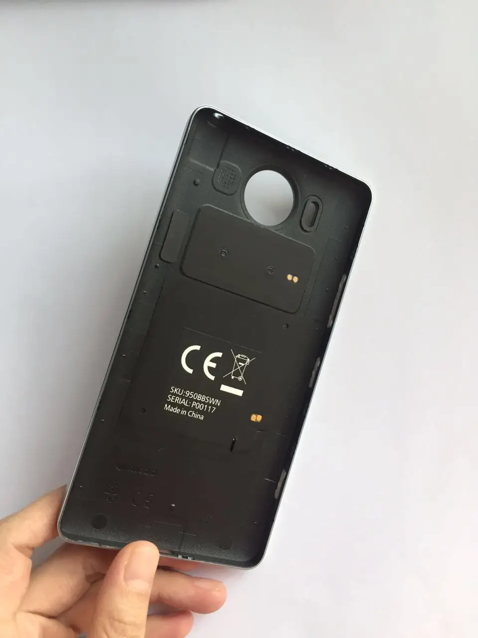 Абсолютно Mozo задняя крышка для microsoft lumia 950 Крышка батареи задний корпус сменный для Nokia lumia 950 с боковой кнопкой