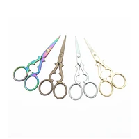 retro cross stitch tailor scissor european stainless steel gourd scissors for embroidery sewing needlework sewing tools 9 5cm q
