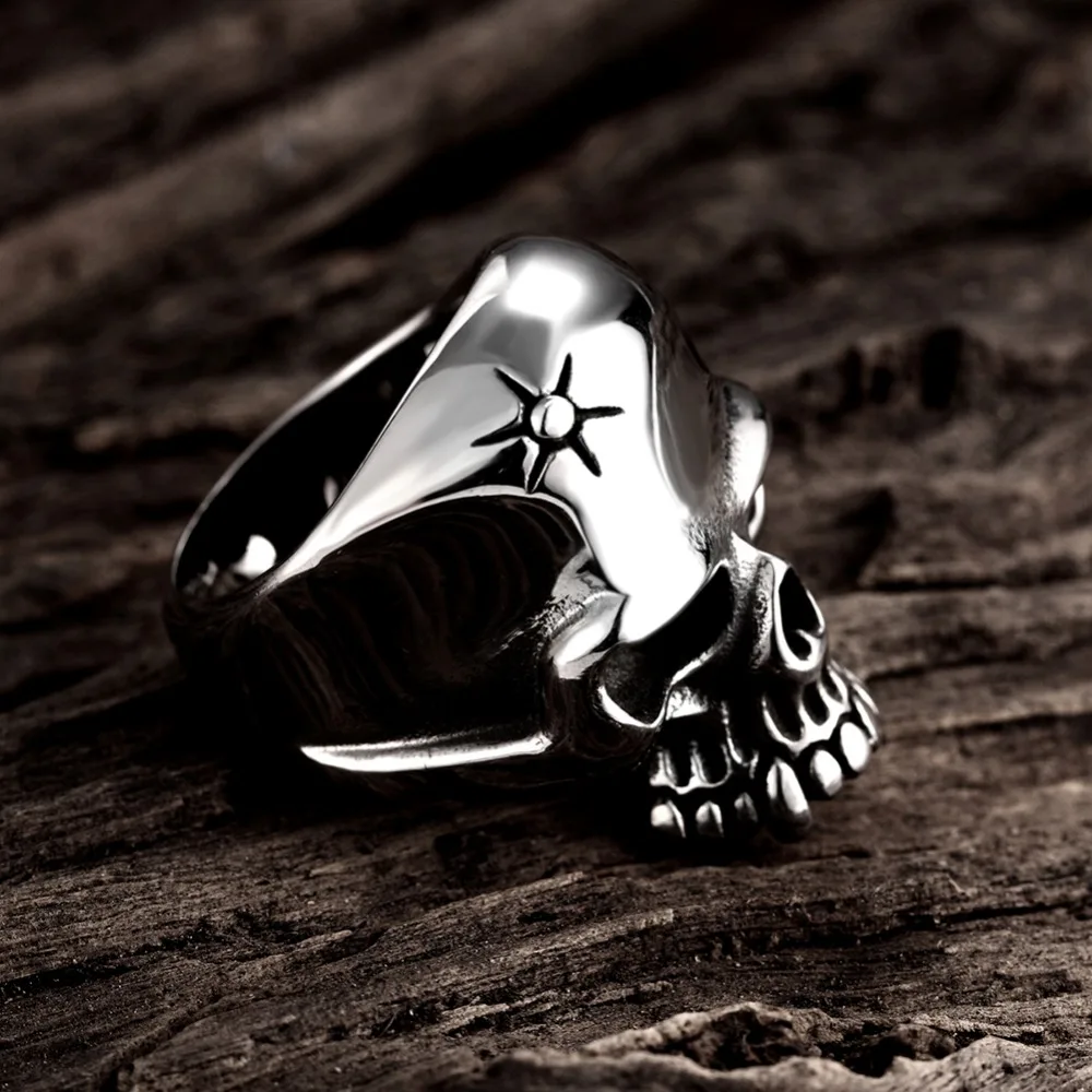 Neoglory Стильный Старый Посеребренная Хэллоуин Скелет Кольца Партия Свадебные