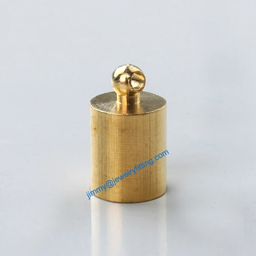 2000pcs jewelry finding Metal End caps for laether cord crimp end cap chain end 7*12mm