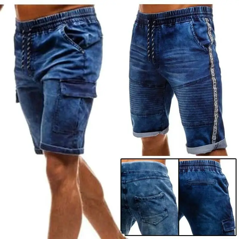 Мужские хлопковые короткие брюки с рюшами новинка 2020 модные летние мужские