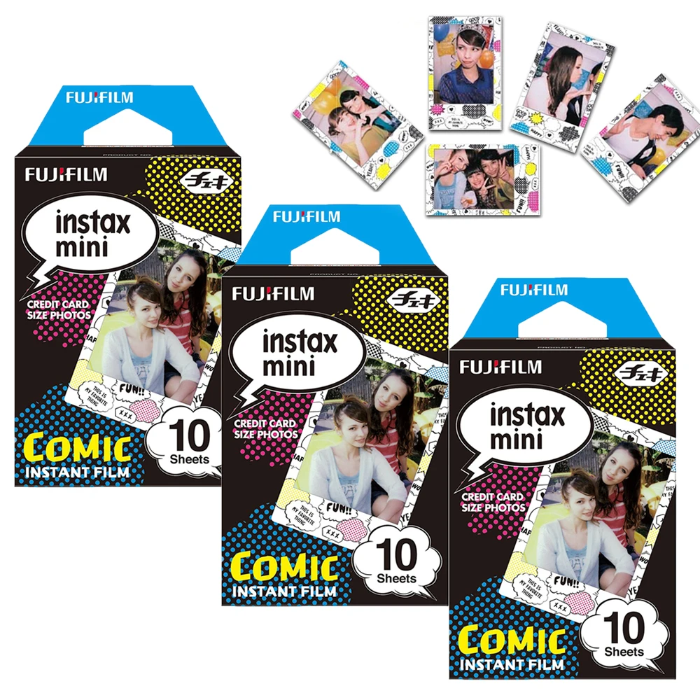 Для ЖК-дисплея с подсветкой Fujifilm Instax Mini 8 9 пленка глянцевая фотобумага для Камера