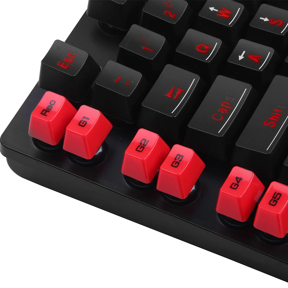 Игровая клавиатура и мышь Redragon YAKSA &amp NEMEANLION S102 в сочетании с 110 клавишами 7-цветной