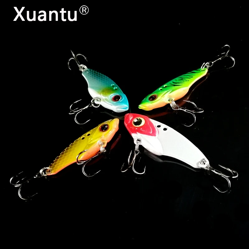 

Xuantu металлический воблер, приманки 5,5 см, 10 г, яркая Вибрирующая наживка, приманка для рыбалки, приманка для ловли басов, искусственная жестк...