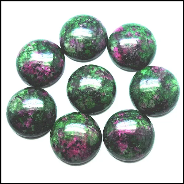 

10pcs nature stone cabochons beads CABS NO HOLE round shape green pot stone new stone 8mm 10mm 12mm 14mm 16mm 18mm 20mm
