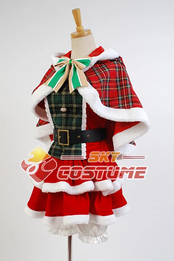 LoveLive Cosplay Love Live Hanayo Koizumi Christmas Costume Uniform Halloween For Women Dress Full Set |