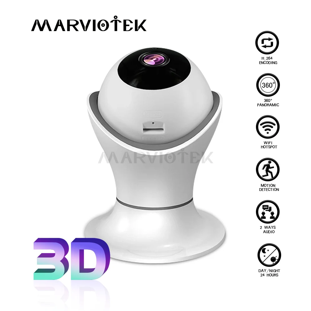 1080 P Full HD IP Камера Wi-Fi Беспроводной Smart аудио записи наблюдения ребенка камера