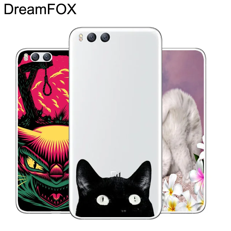 DREAMFOX M314 кошка силиконовый чехол-накладка из мягкого ТПУ чехол крышка для Xiaomi Mi Note