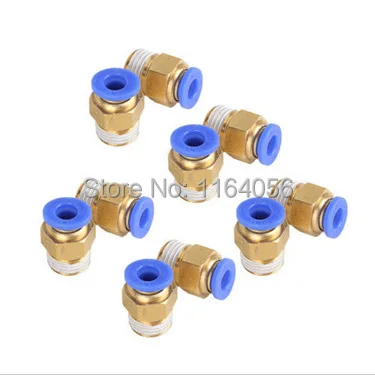 

10pcs Tube OD 12mm X BSPT 1/4" Pneumatic Threaded Male Connector Fitting