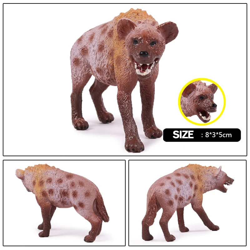 Экшн и игрушка фигурка дикая природа животное Hyenas ПВХ Модель Коллекционная Кукла