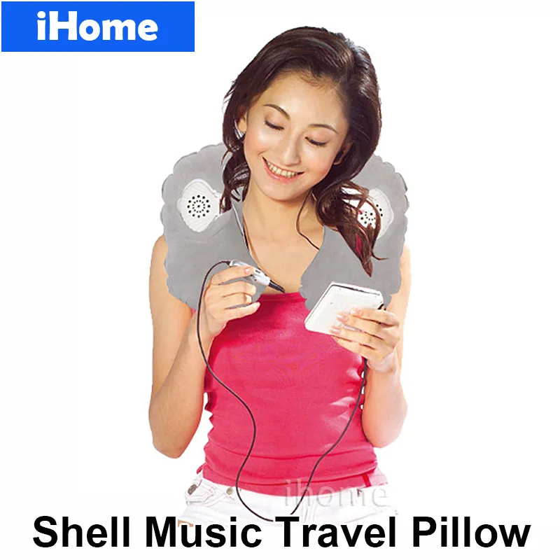 Модные дорожные подушки с динамиком надувные наушники для путешествий u образная