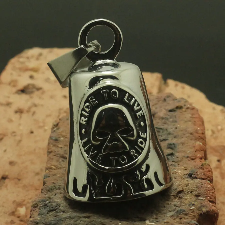 Заводская цена крутой Байкерский колокольчик Jingle из нержавеющей стали 316L