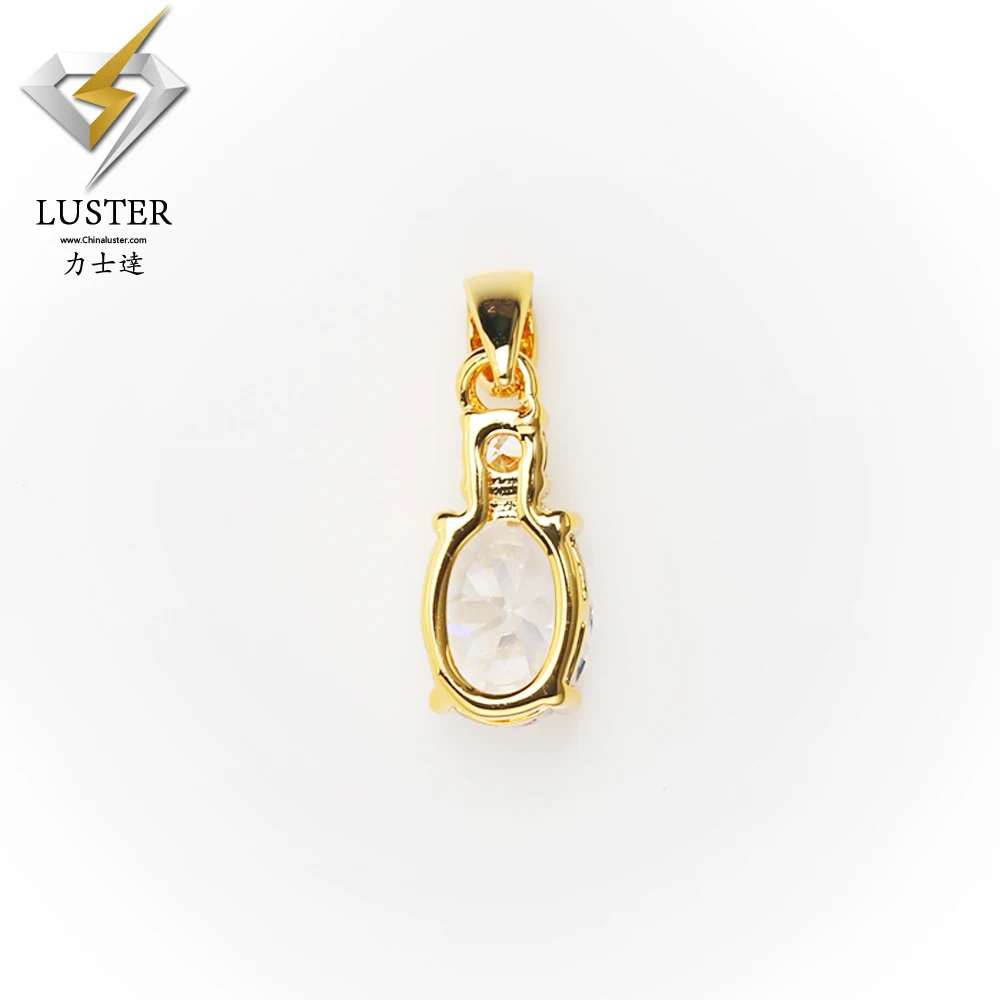 Простая Красивая 8 мм овальная форма кубическая циркониевая бижутерия