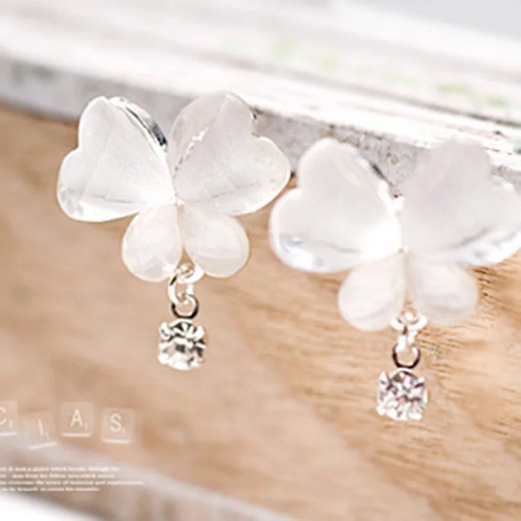 Новые модные серебряные и золотые серьги Rudolph для женщин|flower stud earrings|fashion earringsstud