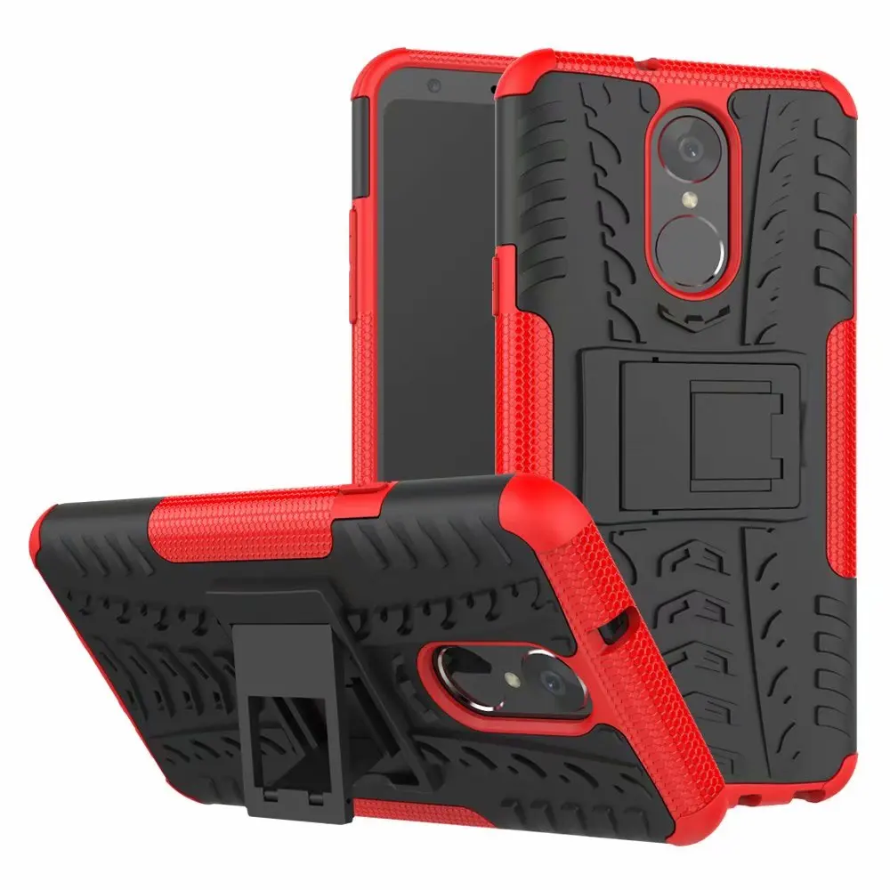red Чехол для LG Stylo 4 3 K8 K9 K10 Q6 Q7 G7 G6 V20 V30 V40 Aristo х зарядный Fiesta Мощность 2 3 K30 K20 плюс Чехол для телефона чехол - Цвет: red