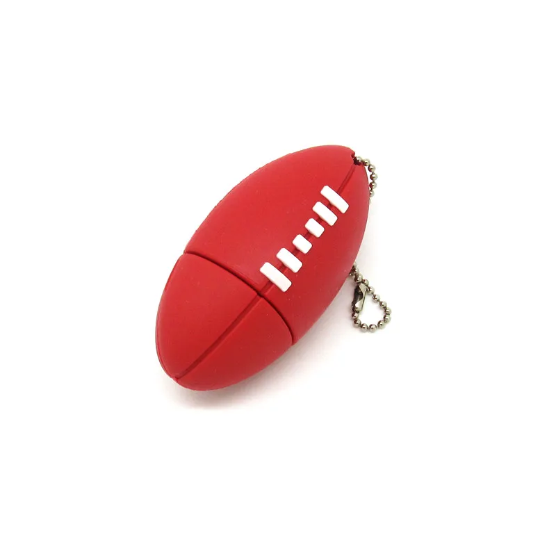Красный мягкий футбол модель Ручка drive personalizado спортивный мяч usb флеш накопитель u