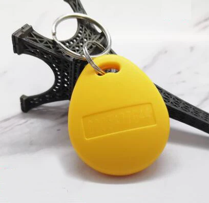 125khz keychain cards passageway access control key token tag read only keyfob logo printing support id number em4100 rfid | Безопасность