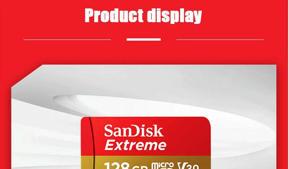Карта памяти SanDisk EXTREME 32 ГБ/SDHC 400 Гб/256 ГБ/128 ГБ/64 Гб/SDXC Micro SD TF карта класс 10 Microsd C10 UHS-1 карты