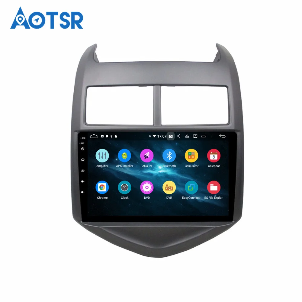 DSP Android 9 64G Автомобильный gps-навигация dvd-плеер мультимедиа для Chevrolet Chevy Aveo Sonic 2011-2016